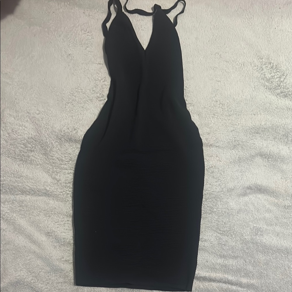Hera Collection Black Bodycon Cocktail Dress